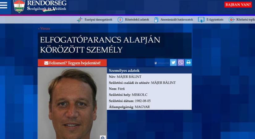 Elfogatóparancsot adtak ki a lélegeztetőgép-biznisz egyik főszereplője ellen