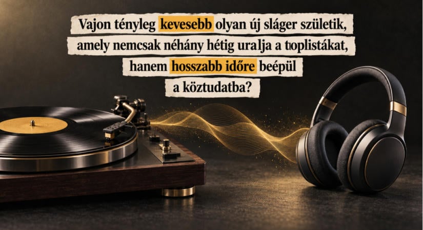 A régi dalok tényleg kiszorítják az új slágereket?