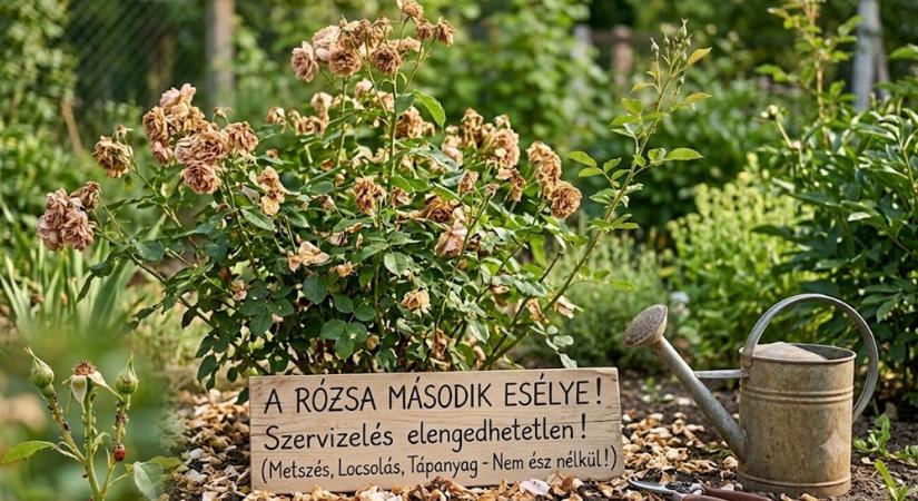 A rózsa második esélye: mit tegyél az első nagy virágzás után, hogy ne csak zöld bokor maradjon?