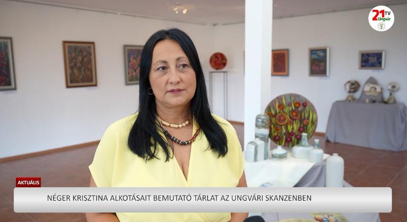 Aktuális (2026.07.14) - Néger Krisztina alkotásait bemutató tárlat az ungvári skanzenben (videó)