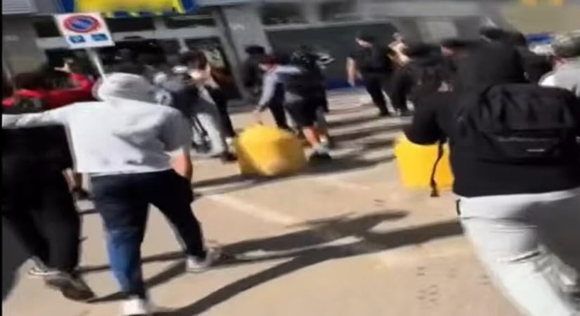 Iskolás csapat fosztott ki egy szupermarketet Modenában