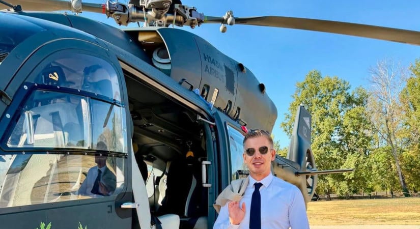 Kiderült, mennyi közpénzért helikopterezett Magyar Péter tiszás miniszterelnök
