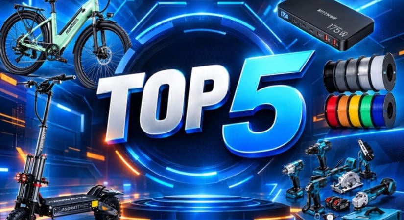 Top 5 népszerű kínai termék EU raktárról szeptemberben