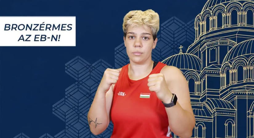 Szira Zsófia bronzérmes az ökölvívó Eb-n