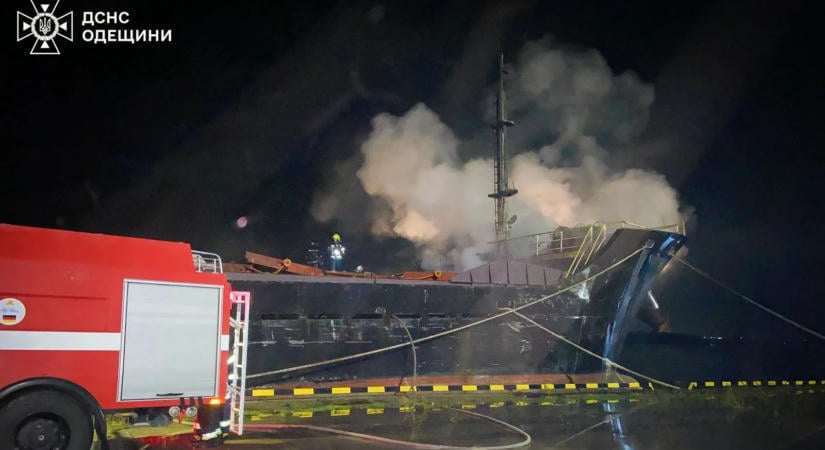 Odessza megyei kikötőket támadtak az orosz erők
