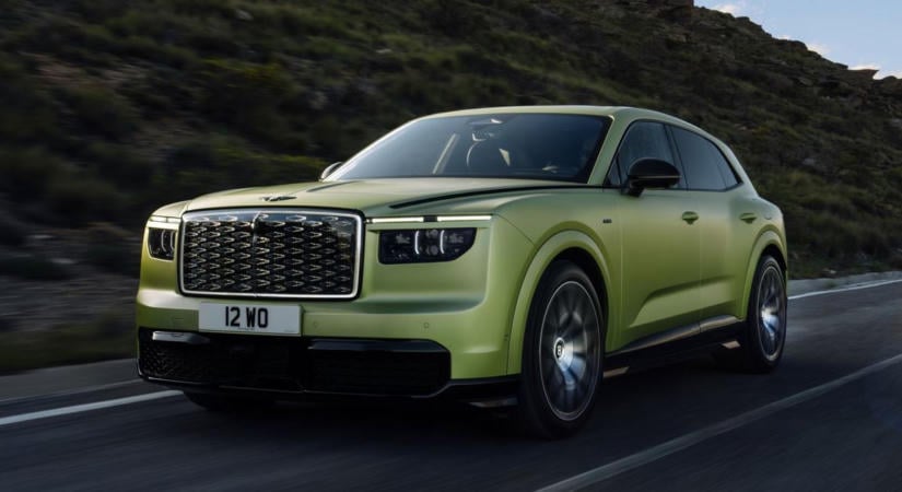 Bréking! Itt a legelső elektromos Bentley, a 888 lóerős Torcal