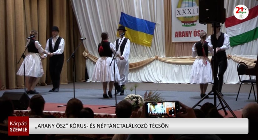 Arany Ősz kórus- és néptánctalálkozó Técsőn – (videó)