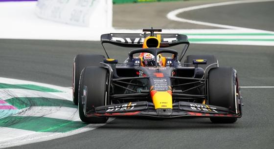 Verstappen műszaki okok miatt feladta, így Perez nyerte az időmértől a Szaúdi Nagydíjon