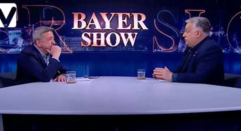 Exkluzív interjút ad Orbán Viktor a Bayer showban