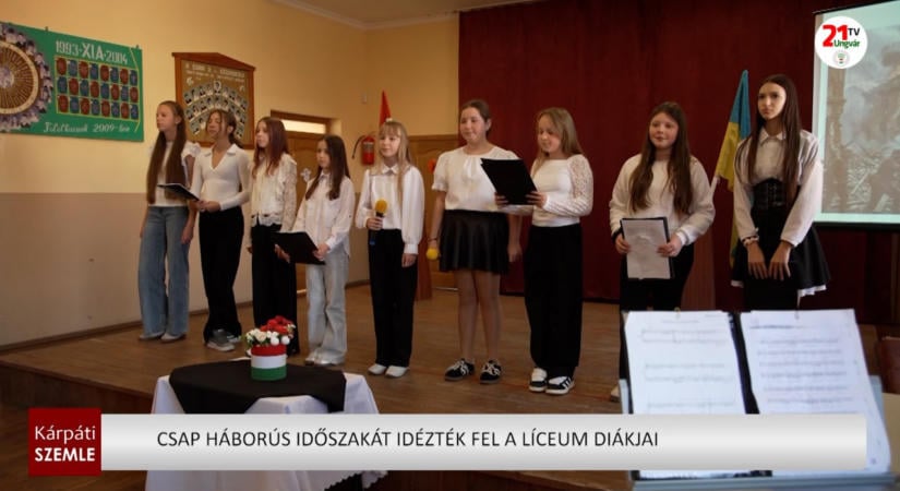 Csap háborús időszakát idézték fel a líceum diákjai – (videó)
