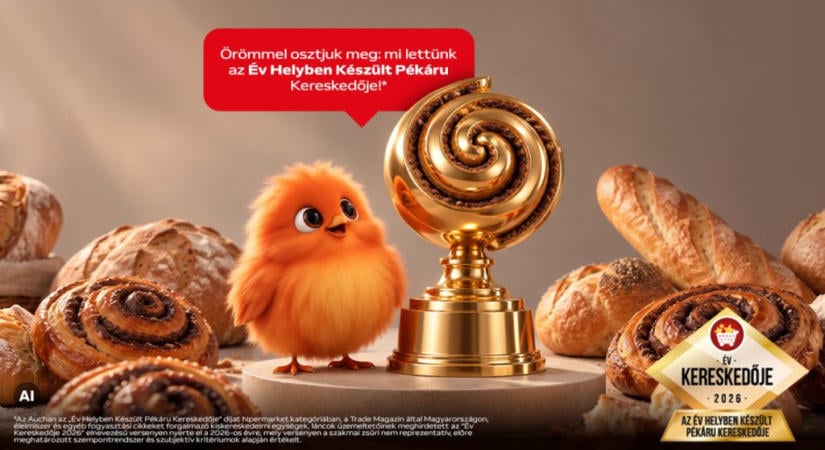 Ikonikus különlegességek az Auchantól, az Év Helyben Készült Pékáru Kereskedőjétől