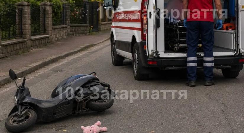 Robogó ütött el egy hároméves kislányt Kárpátalján