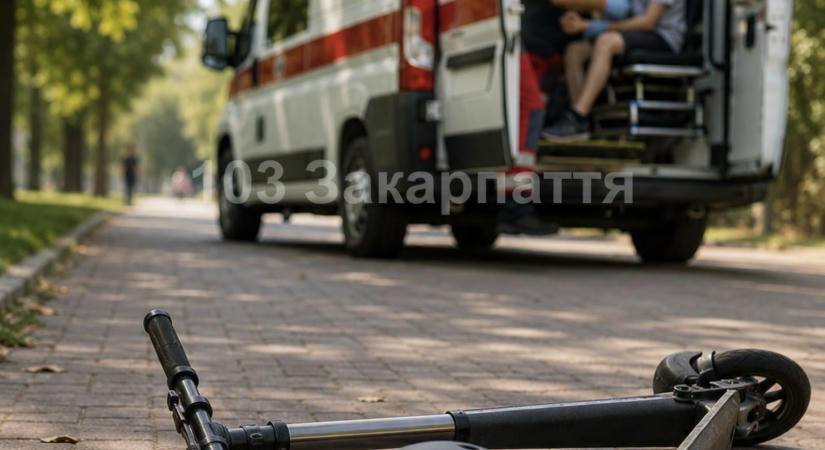 11 éves fiú sérült meg rollerezés közben a Munkácsi járásban