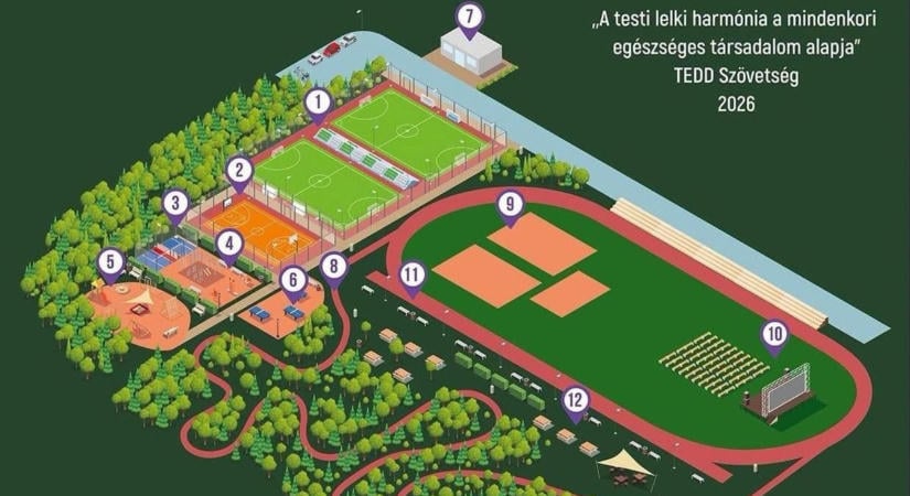 30 ezer négyzetméteren épülne meg az új sportközpont