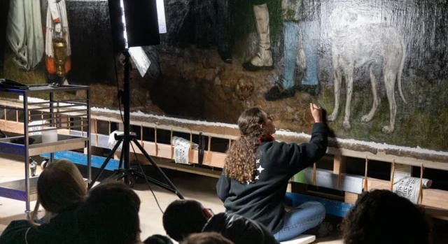 Restaurálás közben nőtt meg Gustave Courbet festménye