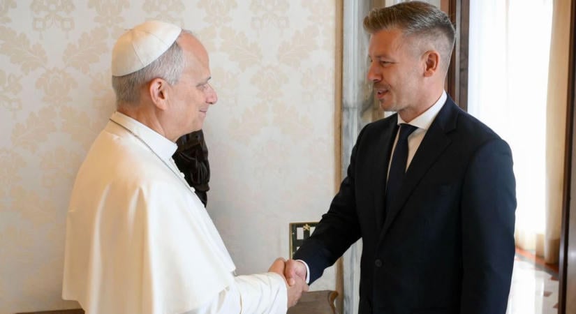 XIV. Leó pápa fogadta Magyar Pétert, a KDNP keményen bírálta a látogatást