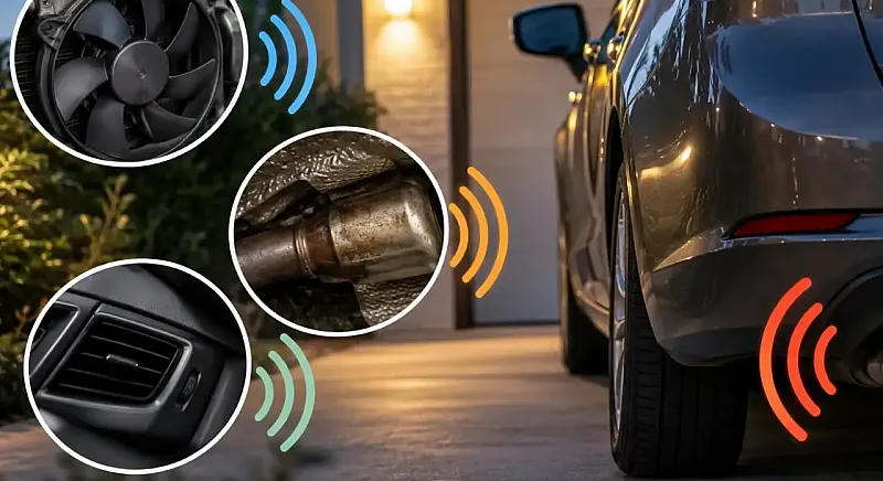 Ezért kattoghat az autó még a motor leállítása után is