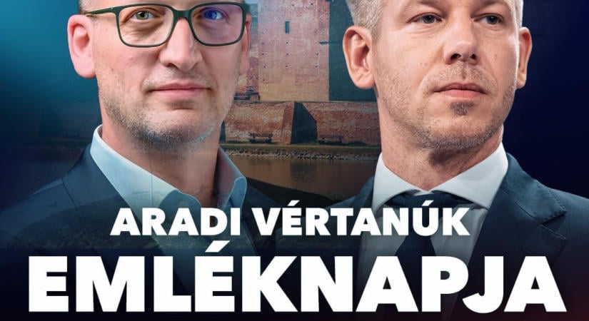 Aradi vértanúk emléknapja: itt követheti Magyar Péter beszédét