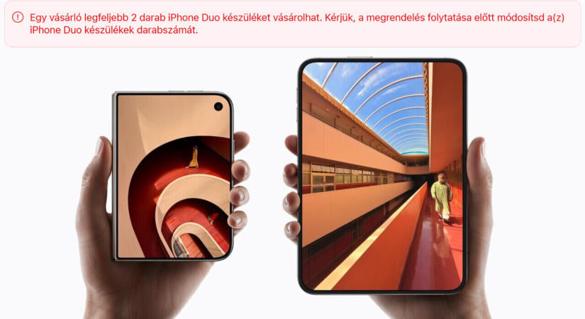 Apple: max két iPhone Duo per fő, és ne próbálj nyerészkedni!