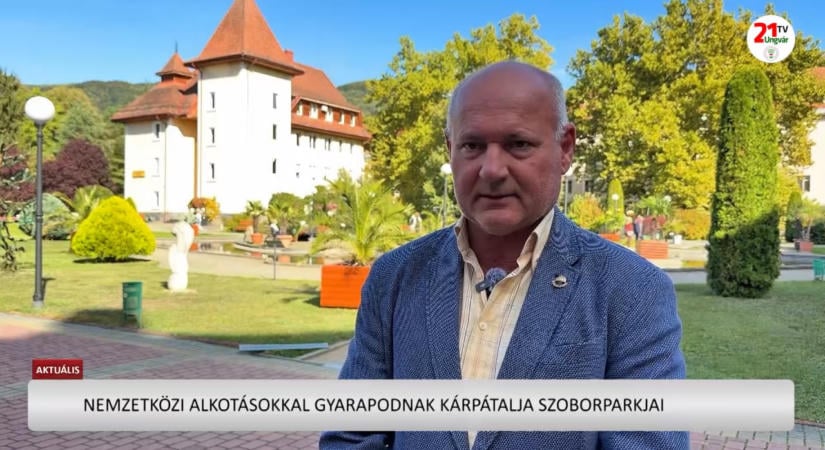 Aktuális (2026. 10. 06.) – Nemzetközi alkotásokkal gyarapodnak Kárpátalja szoborparkjai (videó)