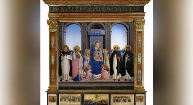 Rendhagyó technikával állították helyre Fra Angelico mesterművét