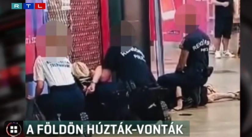 Brutálisan bántalmaztak egy nőt a rendőrök egy budapesti plázában