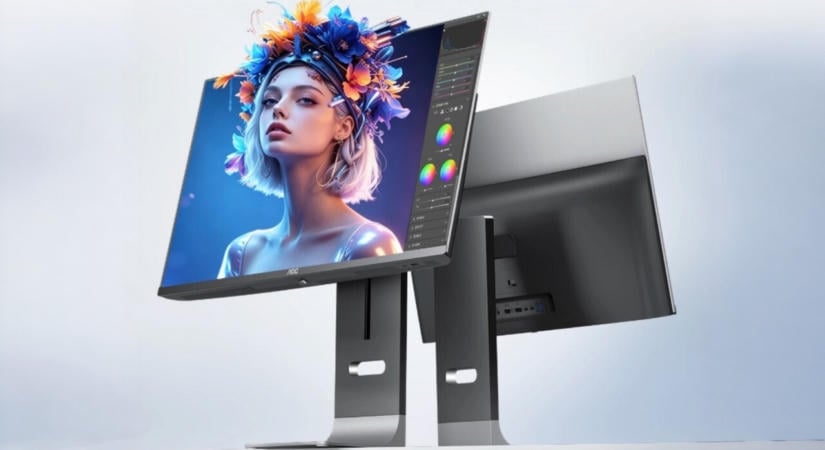 Maces talpdizájnt kapott az AOC kvantumpontos OLED monitora