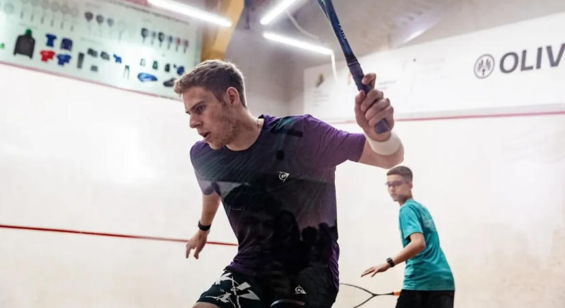 Farkas Balázst a legjobb 16 között emelték ki a budapesti fallabda Eb-n