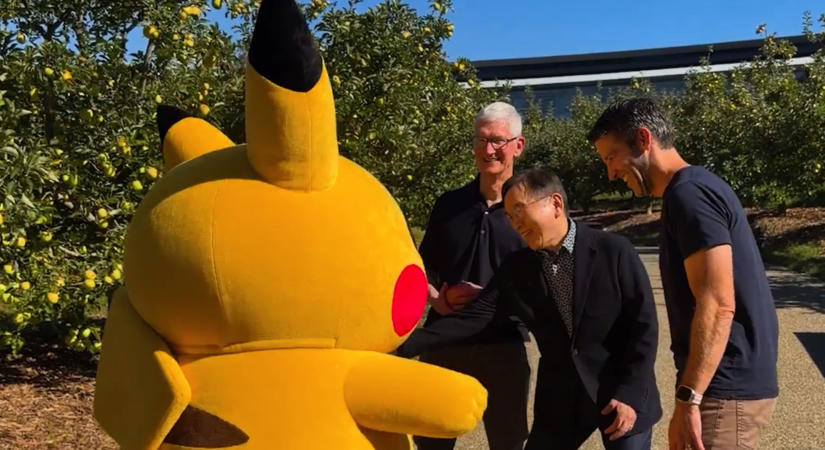Pikachu Apple Parkban járt, gaming bejelentést készíthet elő az Apple?