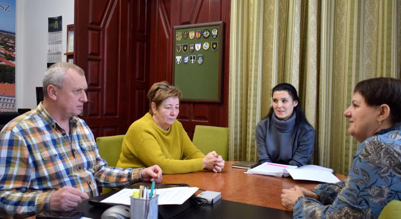 Babják Zoltán a Zaporizzsja megyei Beresztyivszke elöljárójával tartott megbeszélést