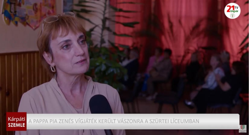 A Pappa Pia zenés vígjáték került vászonra a Szürtei Líceumban – (videó)