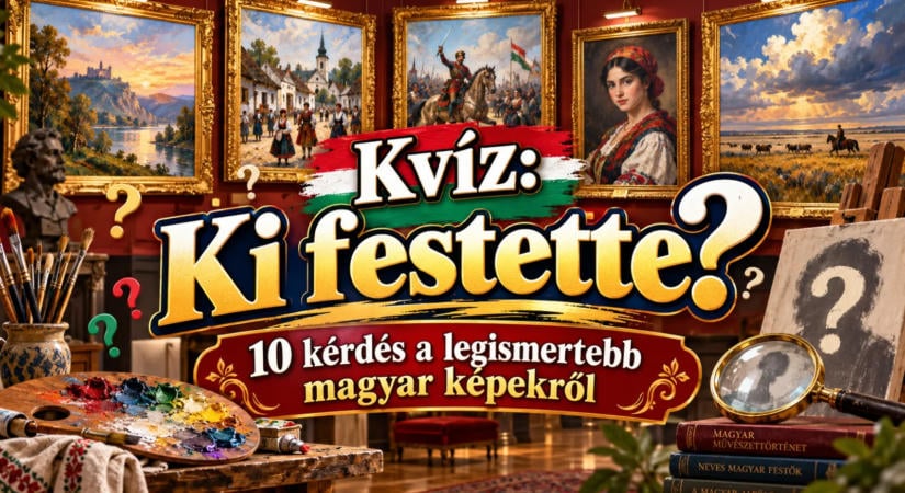 Kvíz: Ki festette? 10 kérdés a legismertebb magyar képekről
