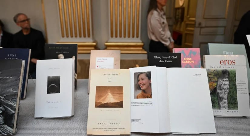 Anne Carson kanadai költő nyerte a 2026-os irodalmi Nobel-díjat