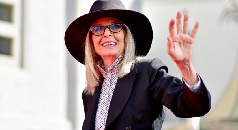 Tragikus oka van annak, miért viselt Diane Keaton mindig sálat a nyakán