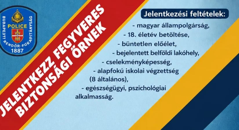 Biztonsági őröket toboroz a kerületi rendőrség – Jelentkezzen ön is!