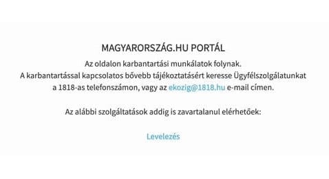 48 órára leállhat az ügyintézés a magyarorszag.hu oldalon egy súlyos biztonsági hiba miatt
