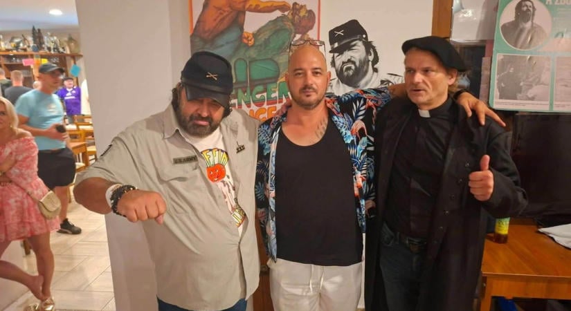 Bud Spencer a falakon - az élethű portrék a soproni Palkovics Tibor munkái - sok fotó