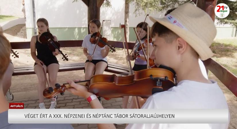 Aktuális (2026.06.24) - Véget ért a XXX. Népzenei és néptánc tábor Sátoraljaújhelyen (videó)