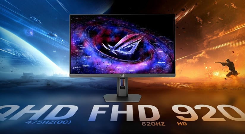 Hamarosan kopogtat az ajtón az ASUS 920 Hz-ig skálázódó ROG monitora