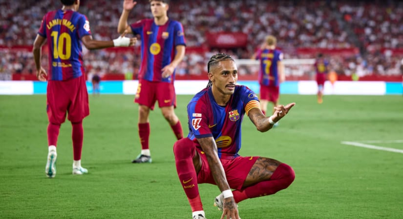 Raphinha klubrekordot döntött a Barcelonában, 78 éves csúcsot adott át a múltnak!