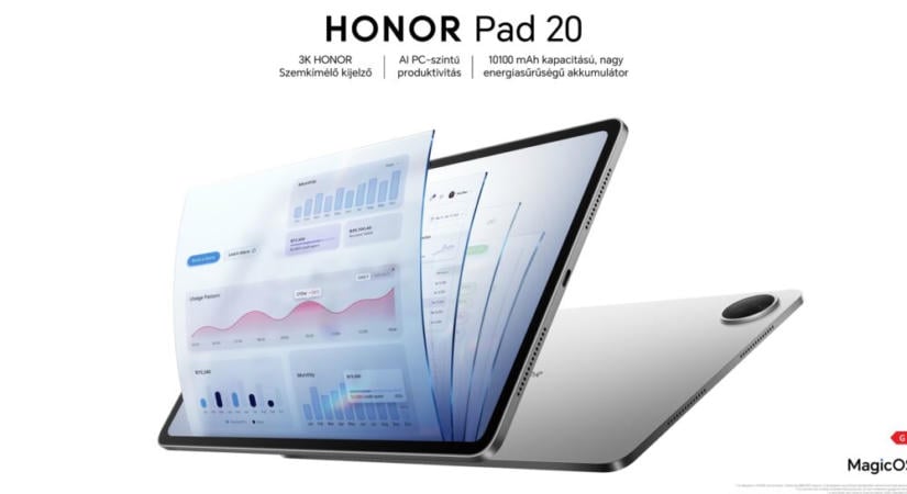 PC-szintű munkakörnyezettel érkezett meg a HONOR Pad 20