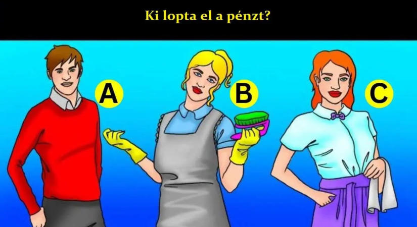 2 percesIQ-teszt: ha rájössz, hogy ki lopta el a pénzt, akkor igazi nyomozó vagy