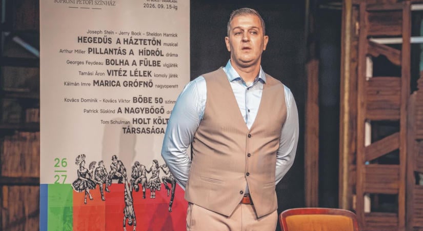 A mi kis falunk közmunkása új szerepkörben tűnik fel Sopronban