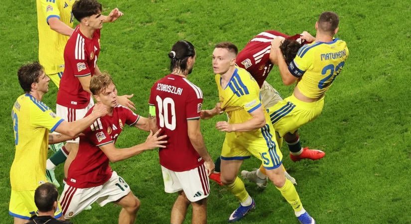 Így tört ki a balhé az ukránok elleni NL-meccs végén – videó