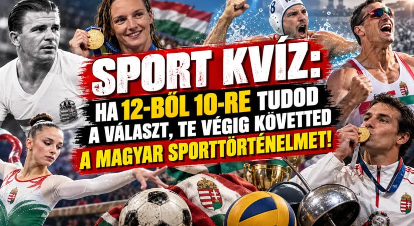 Sport kvíz: Ha 12-ből 10-re tudod a választ, te végig követted a magyar sporttörténelmet!