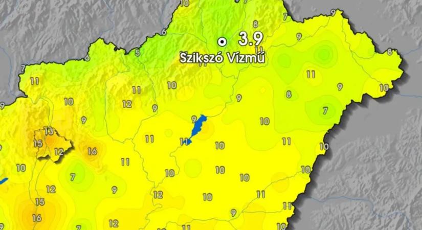 Csipős reggelre ébredt Szikszó, 60 éves hidegrekord dőlt meg hajnalban
