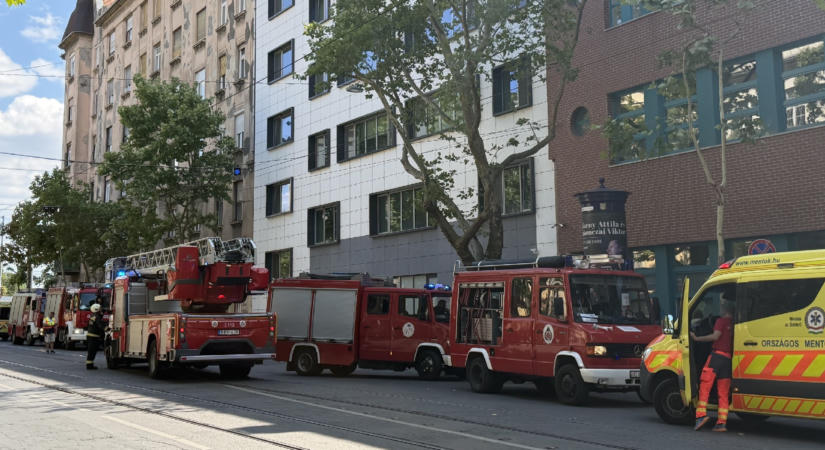Tűz ütött ki a ferencvárosi egészségügyi központban