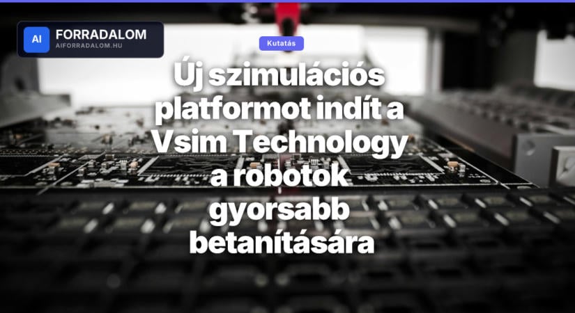 Új szimulációs platformot indít a Vsim Technology a robotok gyorsabb betanítására