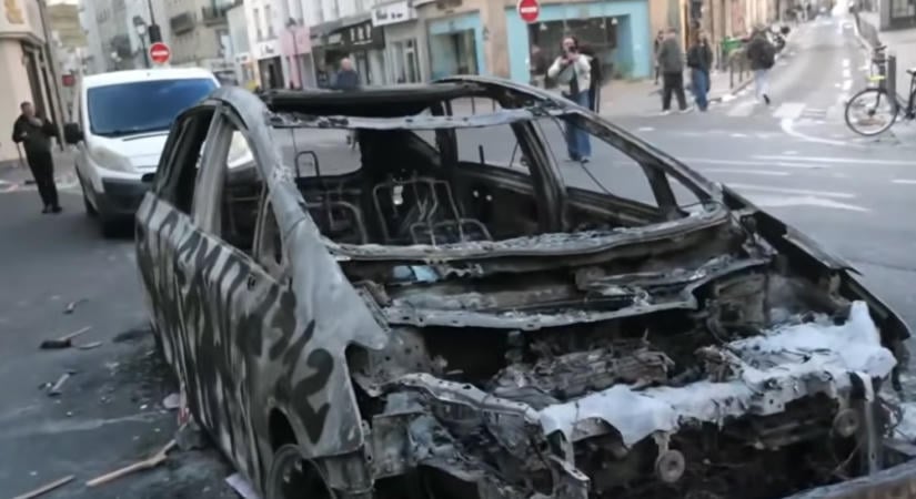 Több százmillió eurós kárt okoztak a zavargók Franciaországban