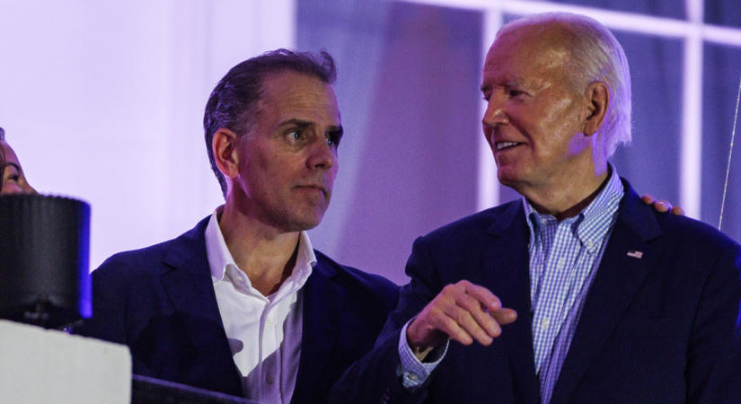 Könnyeivel küszködve beszélt Joe Biden drámai leépüléséről fia, Hunter Biden